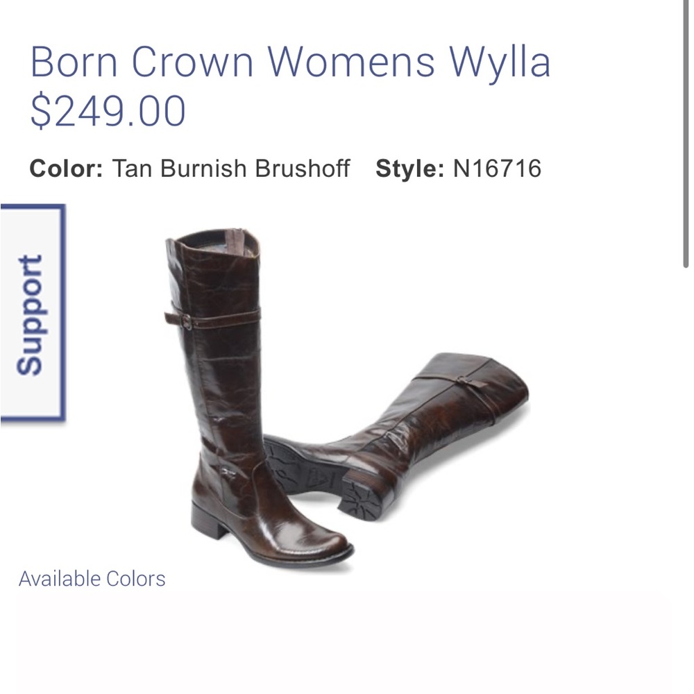 Born Crown Women’s Wylla Boots Size 8, gently worn